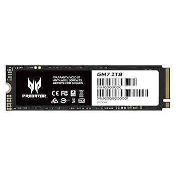 ACER Predator SSD GM7 1TB M.2 NVMe PCIe Gen 4x4 : Amazon.co